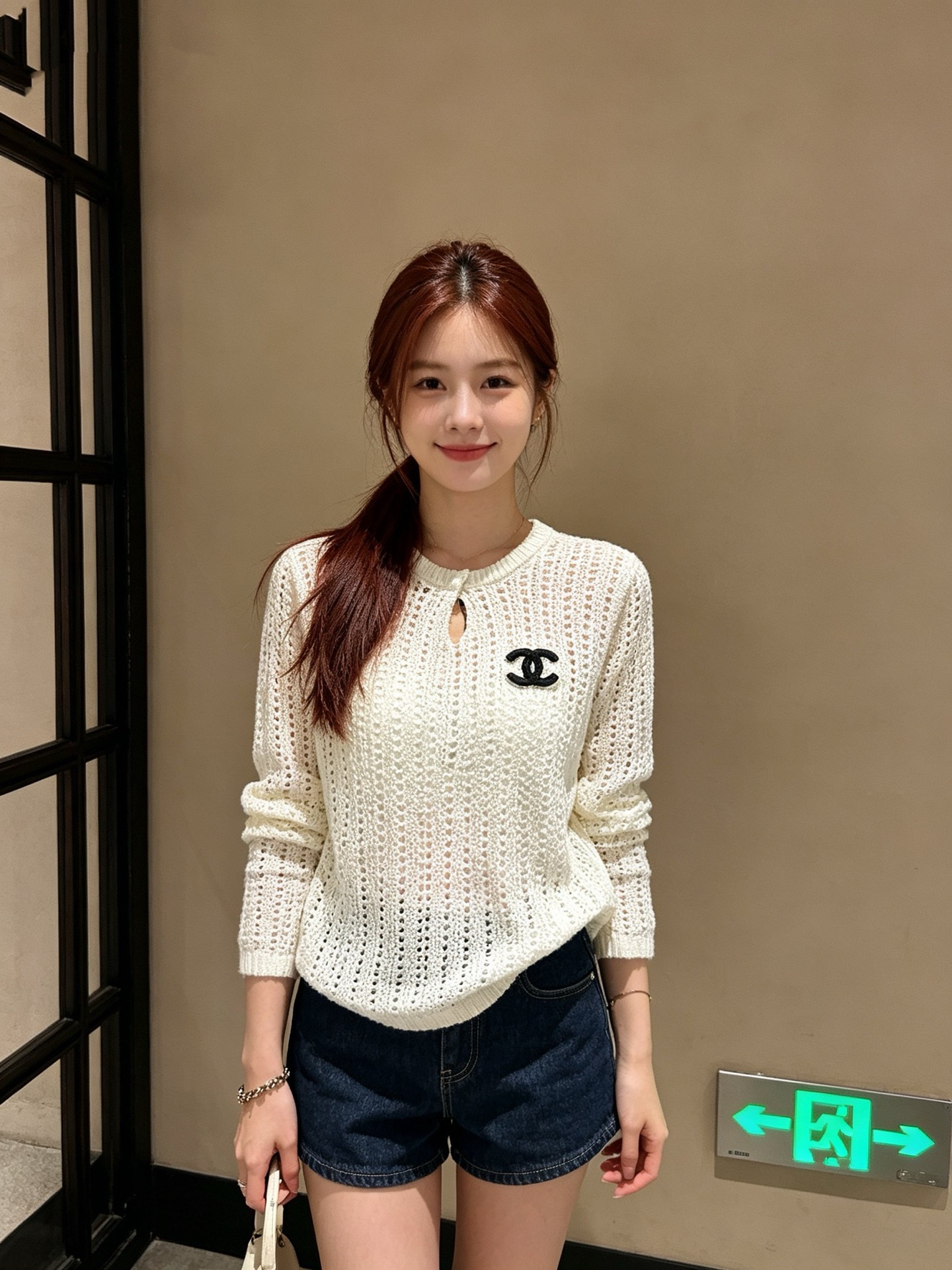 샤넬st 홀아웃 니트 탑